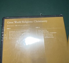 Great Courses World Religions:Christianity,Course Guide Book W/2 DVDs,NEW SEALED