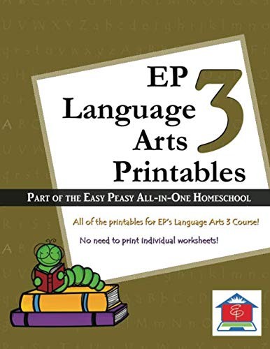 EP LANGUAGE ARTS 3 PRINTABLES By Tina Rutherford & Lee Giles **BRAND NEW**