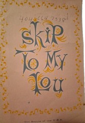 SKIP TO MY LOU GIRL SCOUTS OF THE USA 1958 PAPERBACK Catalog No. 20-199