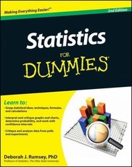 Statistics For Dummies Rumsey, Deborah J. paperback Used – Like New