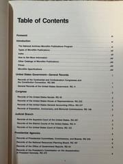 National Archives Microfilm Resources for Research ( paperback 1986)
