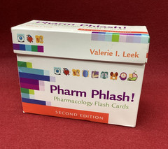 Pharm Phlash Flash Cards for Pharmacy School Pre Owned Excellent Condition