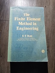 The Finite Element Method in Engineering, Rao, S.S. Third Ed Very Good Condition