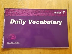 Daily Vocabulary Level 7 Teacher Resource Book by Houghton Mifflin