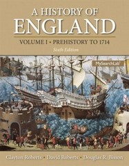 A History of England, Volume 1 Vol. 1 : Prehistory To 1714 Paperb