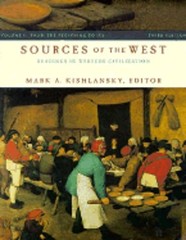 Sources of the West by Mark A Kishlansky: Used