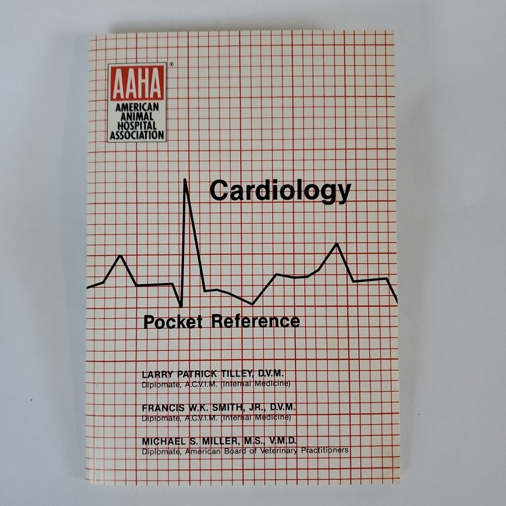 Cardiology Pocket Reference American Animal Hospital Association Book VTG 1990