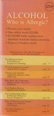 Alcohol, Who is Allergic? Insurance Company booklet, Alcoholics Anonymous, 1967