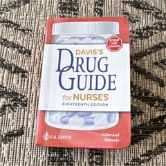 Davis’s Drug Guide for Nurses 18th Edition F.A. Davis Vallerand Sanoski Like New