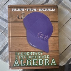 Elementary & Intermediate Algebra (3rd Edition) (The Sullivan/Struve – HC Book