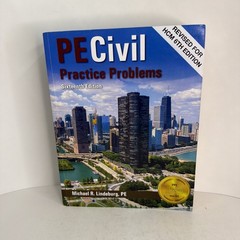 PE Civil Practice Problems 16th Edition Paperback by Michael R. Lindeburg