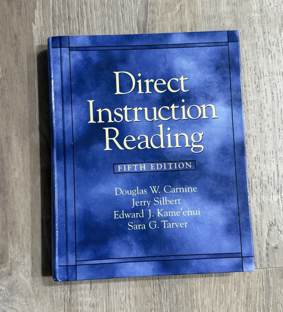 Direct Instruction Reading 5th Ed Hardcover 2006 Pearson Carnine Silbert