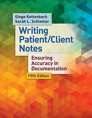 Writing Patient/Client Notes: – Paperback, by Kettenbach PT PhD – Very Good h
