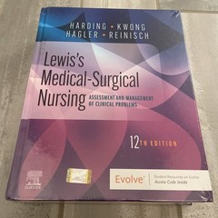 NEW Lewis’s Medical-Surgical Nursing 12th Edition Hardcover