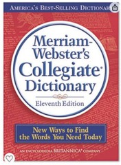 Collegiate Dictionary, 11th Edition, Hardcover, 1,664 Pages