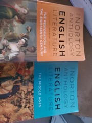 Norton Anthology of English Literature 10th Edition 2 Book Set Education SEE DES