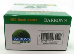Barron’s AP Statistics Flash Cards, 2nd Ed. Martin Sternstein 2014 Test Prep