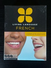Living Language French Complete Edition 3 Book & 9-CD Set New & Sealed Beg – Adv