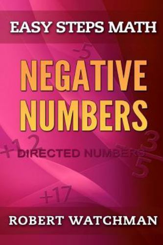 Negative Numbers : Directed Numbers, Paperback by Watchman, Robert, Like New …