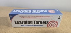 Learning Targets and Essential Questions, Grade 2 by Carson-Dellosa New Sealed