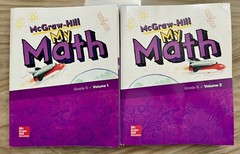 McGraw-Hill My Math Book Grade 5 Volume 1 and 2 Student Edition Set of 2