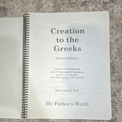 My Father’s World Creation to the Greeks Second Edition Teacher’s Marie Hazell