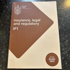 IF1 – Insurance, Legal and Regulatory – 2026 Study Text