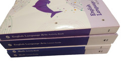K12 Summit Curriculum Lot of 4 books Math and English 5 Lesson Guide Activity