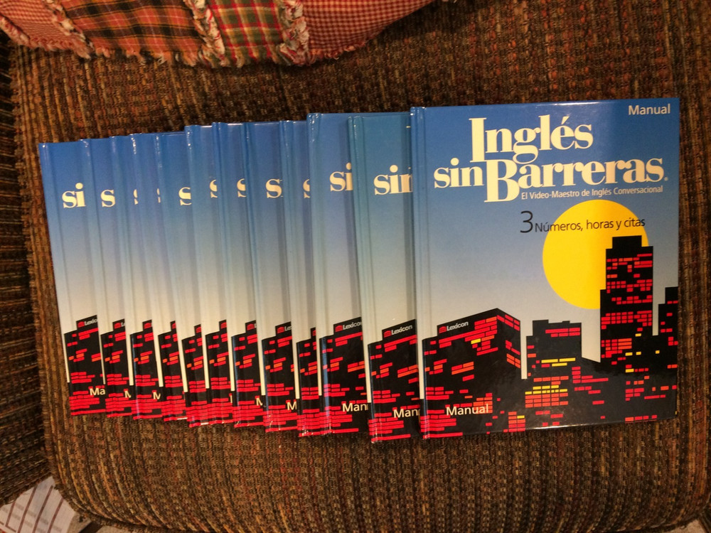 Preowned Ingles Sin Barreras Hardcover Manual Complete Set Volumes 1-12