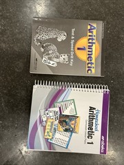 Abeka Arithmetic 1-2 Concept Cards/ Curriculum Lesson Plans/ Test & Speed Drills