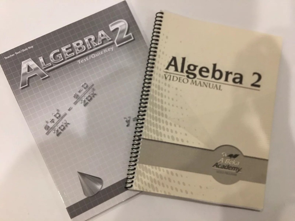 Algebra 2 Test And Quiz Key And Video Manual