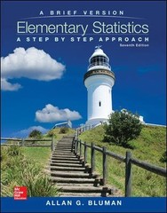 ELEMENTARY STATISTICS: A STEP BY STEP APPROACH – A BRIEF By Allan G Bluman *VG+*