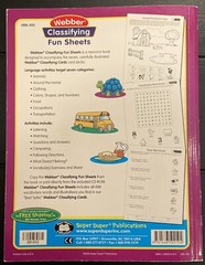 Webber Classifying Fun Sheets #BK-450 by Super Duper (Includes CD-ROM)