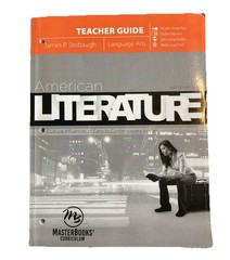Master Books American Literature Teacher Guide High School Language Arts