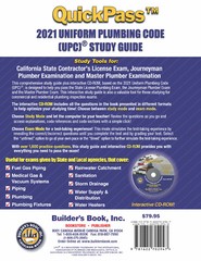 Uniform Plumbing Code 2021 QuickPass Study Guide
