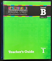 SIDEWALKS ON READING STREET – Level B (Units 1-3) Vol 1 – TEACHER GUIDE (2011)