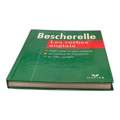 Vintage 1992 Bescherelle Les Verbes Anglais Hatier Hardcover French Conjugation