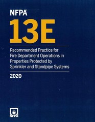 NFPA 13E Recommended Practice for Fire Department Operations in 2020 PAPERBACK