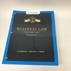 Business Law : Text and Cases, Loose-Leaf Ver: by Roger LeRoy Miller, 2018 14 Ed