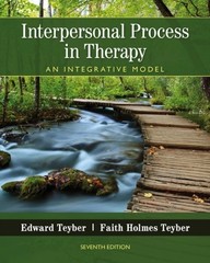 INTERPERSONAL PROCESS IN THERAPY INTEGRA by TEYBER TEYBER Hardback Self Help