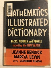 MATHEMATICS ILLUSTRATED DICTIONARY: FACTS FIGURES Bendick Ex Library
