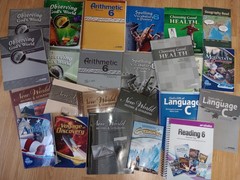 Abeka Grade 6 Curriculum Arthimetic, History, Language, Spelling, Math And More