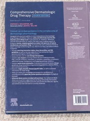Comprehensive Dermatologic Drug Therapy 4th Edition Wolverton Hardcover 2020