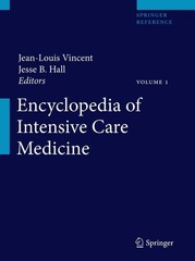 Encyclopedia of Intensive Care Medicine, volume 1 to 4