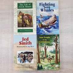 Lot of 4 Christian Liberty Press Books Homeschool History Readers ~ Iron Scouts
