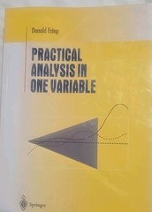 Practical Analysis in One Variable – 9781441930217