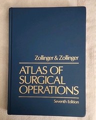 Atlas of Surgical Operations by Zollinger & JR HC G.surg Residency FRE SHI OBO