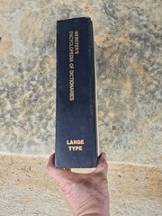 Webster’s Encyclopedia Of Dictionaries- New American Edition 1978 Large Type
