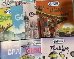 Various Booklets And Stickers From Universal Yums – Learn About Other Countries