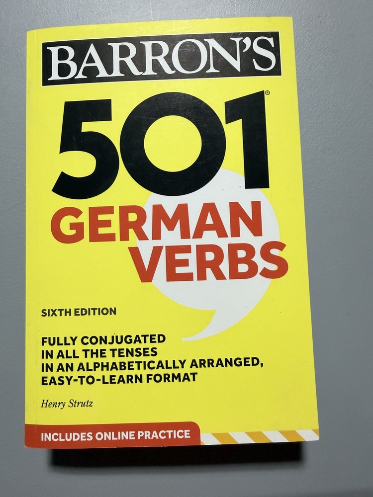 Barron’s 501 German Verbs Sixth Edition Henry Strutz Trade Paperback’,’2023′